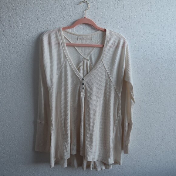 We The Free Tops - Free People We The Free Cream Thermal Size Small
